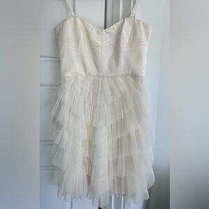 BCBGMaxAzria White Mini Dress